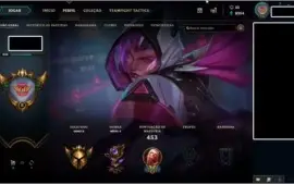 Conta League of Legends com MMR alto e 125 skins