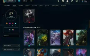 Conta League Of Legends//ULTIMA VEZ QUE ABAIXO O PREÇO 