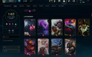 Conta Lol Full Acesso - Lvl 183 - 140 Skins - Todos Campeões