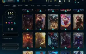Conta Lol Full Acesso - Lvl 183 - 140 Skins - Todos Campeões
