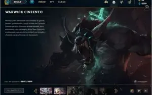 Conta com Warwick cinzento