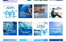 Pack Canva Distribuidora de Água e Gás - 40 Artes Editáveis