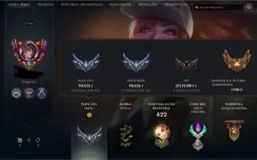 Vendo conta com Akali Edição de Prestígio (2018+2022)