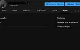 canal youtube com 1300 inscritos