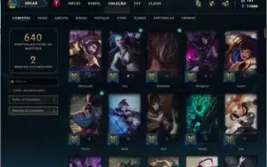 Conta de League of Legends Gold V com todos os campeões