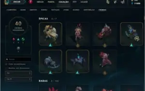 Conta de League of Legends Gold V com todos os campeões