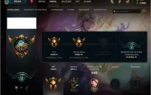 Conta de League of Legends Gold V com todos os campeões