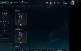 CONTA LOL BR COLECIONADOR - 1160 SKINS, AVALIADA EM 23 MIL