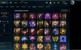 CONTA LOL BR COLECIONADOR - 1160 SKINS, AVALIADA EM 23 MIL