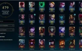 Conta LoL 164 skins desde 2015