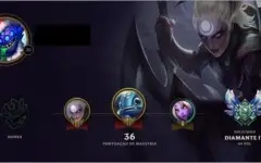 CONTA DIAMANTE 5, 33 CAMPEÕES 4 SKINS!