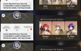 Honkai Star Rail - Contas Farm Especiais