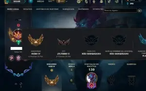 Ouro 4 com 95 Champs e 13 Skins + 1370 RP
