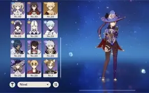 Ar38. Ganyu + amos, venti, Mona c1, Yanfei c6