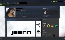 CONTA STEAM COM FACA E SKINS.