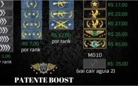 PATENTE BOOST - MATCHMAKING - CS:GO