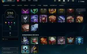 Conta de 2013 Diamante 1 com icone super raro 274 skins