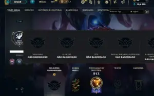 Unranked com 95 Champs e 60 Skins ( SUP / TOP )