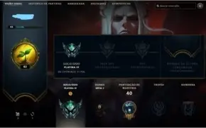 Conta smurf lol Platina 4