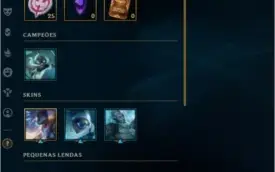 Conta smurf lol Platina 4