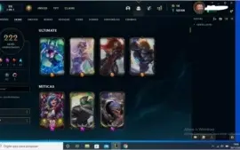 conta d4 com 222 skins  gold4 na flex nunca tomo ban