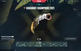 Conta de Valorant com muitas skins