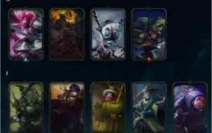 Conta Unranked com Pax Sivir, Pax Jax e skins raras