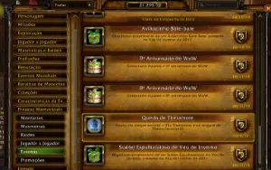 Conta Wow com 12 anos