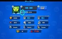 BRAWL STARS NV 244; 66 SKINS;41K DE TROFEUS MAXIMOS