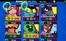 BRAWL STARS NV 244; 66 SKINS;41K DE TROFEUS MAXIMOS