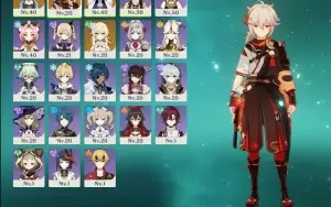 Ayaka, Kazuha, Yelan Ar30