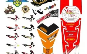 Super Pack De Adesivos E Vetores Para Motocicletas Cdr