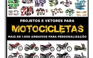 Super Pack De Adesivos E Vetores Para Motocicletas Cdr
