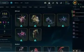 CONTA LOL 274 SKINS + de 2.000 GASTOS (TODOS OS CHAMPIONS).