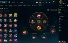 CONTA LOL 274 SKINS + de 2.000 GASTOS (TODOS OS CHAMPIONS).