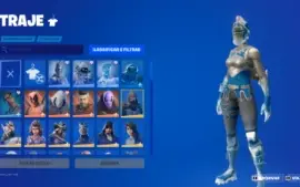 Conta Fortnite com skins do passe de batalha 4 ao 2 do 2 cap