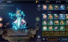Conta Mir4 lvl 42 santuario lv5 3 pet raro, servidor 61