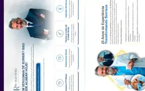 Landing Page de Serviços Odontologia - Elementor Template wp
