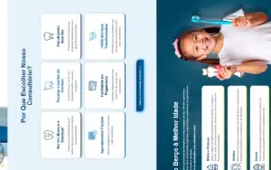 Landing Page de Serviços Odontologia - Elementor Template wp