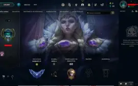 Conta Lol, Diamante, Com Skin Vitoriosa
