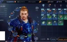 CONTA MIR COM PET VERMELHO LV 52 E QUASE 60K DE POWER