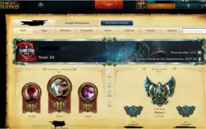 Conta League of Legends Platina 5 / 60 skin / 11 pág de runa