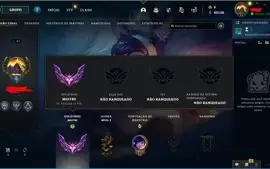 CONTA LOL MESTRE! 61%WINRATE 22PDL P/GAME! E-MAIL NÃO VERIF.