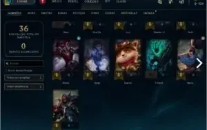 conta lol  Smurf unranked lol