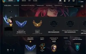 CONTA LOL DIAMANTE 4