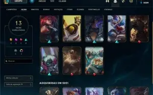 CONTA LOL DIAMANTE 4