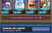 Conta Clash Royale LvL 10 - 12 Lendárias