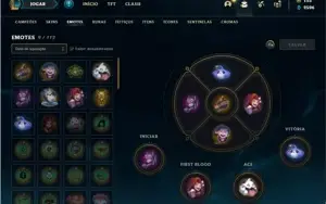 Conta unranked com 30 Champs e 14 Skins