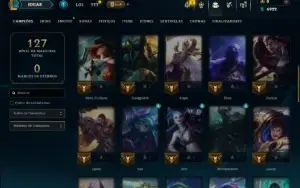Bronze 3 com 50 Champs e 18 Skins