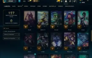 Bronze 3 com 50 Champs e 18 Skins